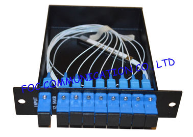 Art Gestell-Berg Faser 1*8 PLC-Teiler-LGX mit Sc-/UPC-Verbindungsstück-niedriger Einfügung