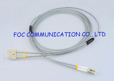 Sc des Zipcord-Multimodefaser-optischen Kabels zu optischem Verbindungskabel LC, ROHS SGS-ISO