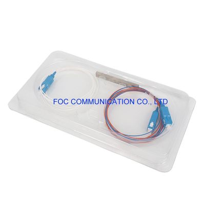 CATV LAN-Inspektion LSZH 1x2 PLC-Teiler Mini Tube 1650nm für FTTH-Netze