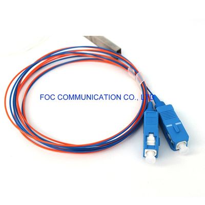 CATV LAN-Inspektion LSZH 1x2 PLC-Teiler Mini Tube 1650nm für FTTH-Netze