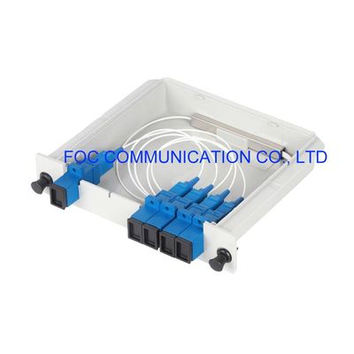 Hohes Einheitlichkeit 1×4 niedriges PDL PLC-Faser-Kassette Sc UPC 1260nm