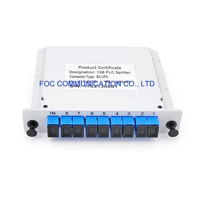 1650nm FTTX CATV CWDM Faser niedrige PDL PLC-Teiler Sc-UPC 1×8