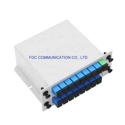 Sc UPC 1650nm Einheitlichkeit PLC-Teiler-1×16 1.5dB aus optischen Fasern