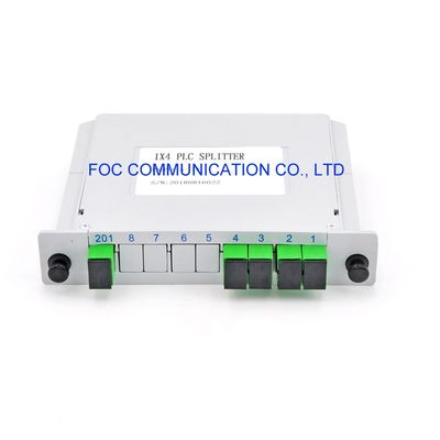 Faser PLC-Kassette Sc APC 1×4 FTTX-System-DWDM CWDM Plc-Teiler