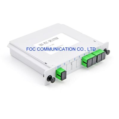 Faser PLC-Kassette Sc APC 1×4 FTTX-System-DWDM CWDM Plc-Teiler