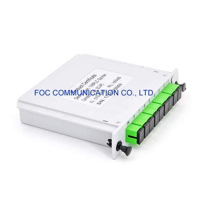 CATV 1650nm 1×8 Netze PLC-Teiler-Kassette Sc APC PON FTTX