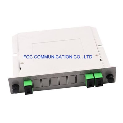 Sc APC 1×2 Gestell PLC-Teiler-650nm besteigbar für Netze PON CATV