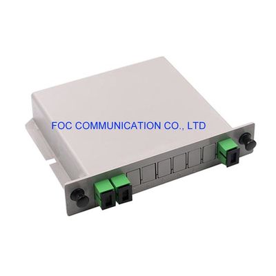Sc APC 1×2 Gestell PLC-Teiler-650nm besteigbar für Netze PON CATV