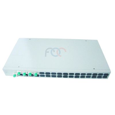 1×4 LSZH PVC-Faser-Optikteiler G.657A 1260nm mit St.-Verbindungsstücken FC Sc-LC