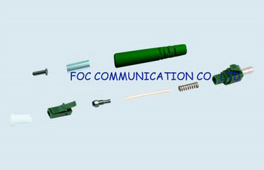 Singlemode fiberoptische Verbindungsstücke LC/APC, Faser-optische Netz-Kabel-Verbindungsstücke