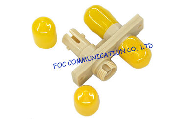 SC - FC , FC - ST Hybrid Plastic Fiber Optic Cable Adapter Multimode For Testing Instruments