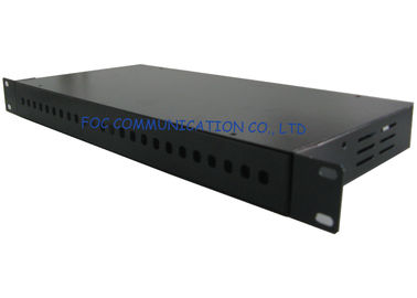 Gestell-Berg-Faser-Optikschalttafel-Staub-beständiges kalter Stahl-Material St. 24Port