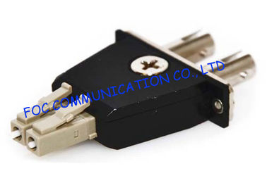 Hybrider Faser-Optikadapter LC - Mann St. in mehreren Betriebsarten zum weiblichen Adapter