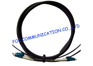 Kern FTTA-Faser-Optikflecken-Kabel LC 2 mit gepanzertes Rohr-hochfester Stärke