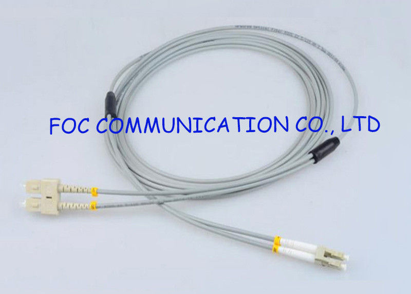 Sc des Zipcord-Multimodefaser-optischen Kabels zu optischem Verbindungskabel LC, ROHS SGS-ISO