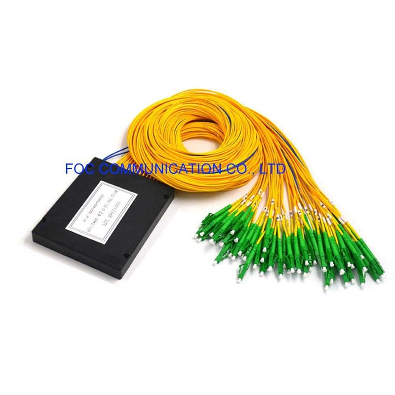 ABS 2×64 Faser PLC-Teiler LC APC 1650nm FTTC für passive optische Netze