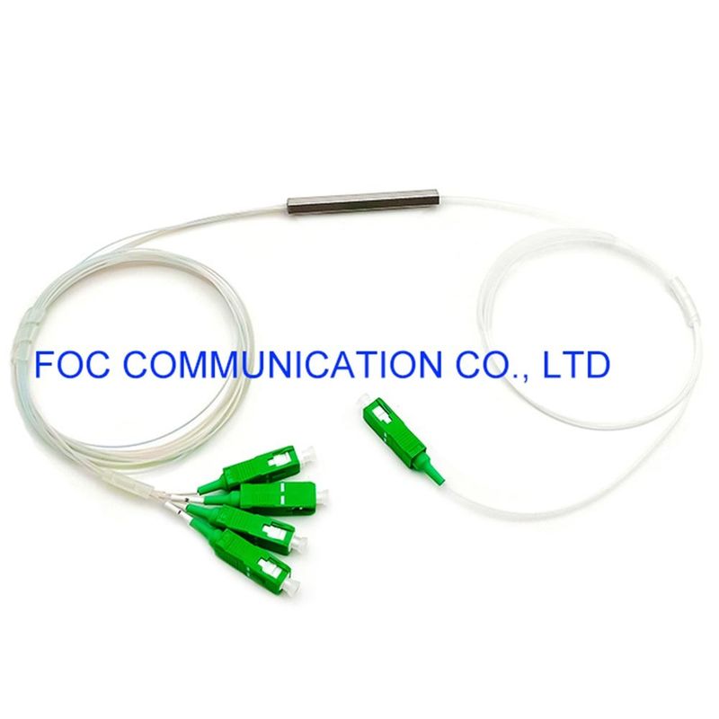 Mini Tube Low PDL 1×4 PLC-Teiler G.657A Verbindungsstücke PVC-Sc APC