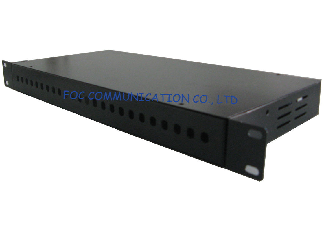 Gestell-Berg-Faser-Optikschalttafel-Staub-beständiges kalter Stahl-Material St. 24Port