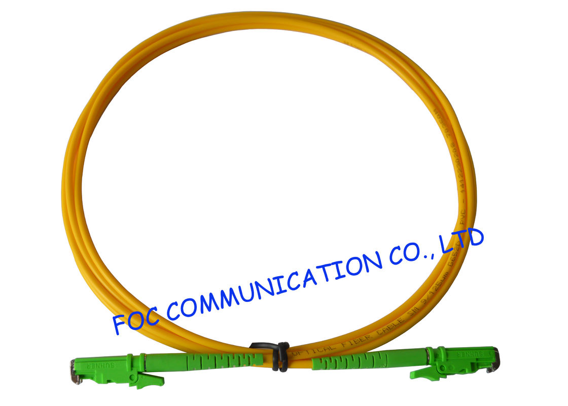 VERBINDUNGSKABEL Inspektion G.652D der Faser-E2000 Optikfaser-Simplexbetrieb 3.0mm für Telekommunikations-Netze